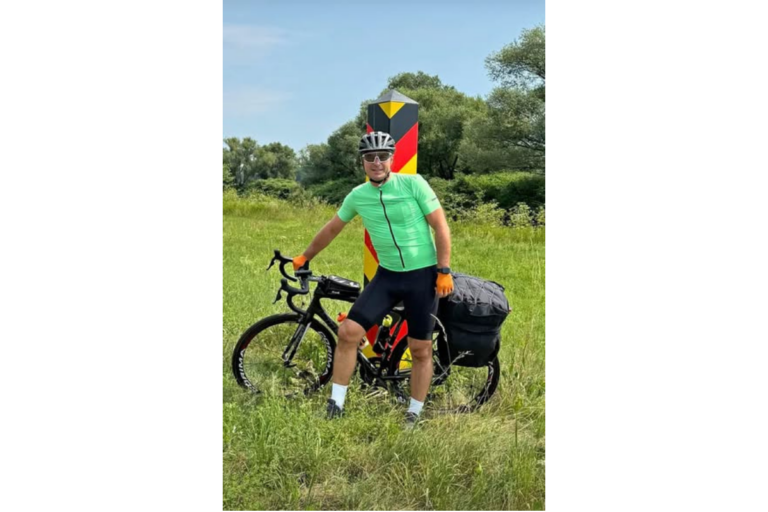 Rowerowa wyprawa Przewodniczącego KS Jelenia Góra nad morze